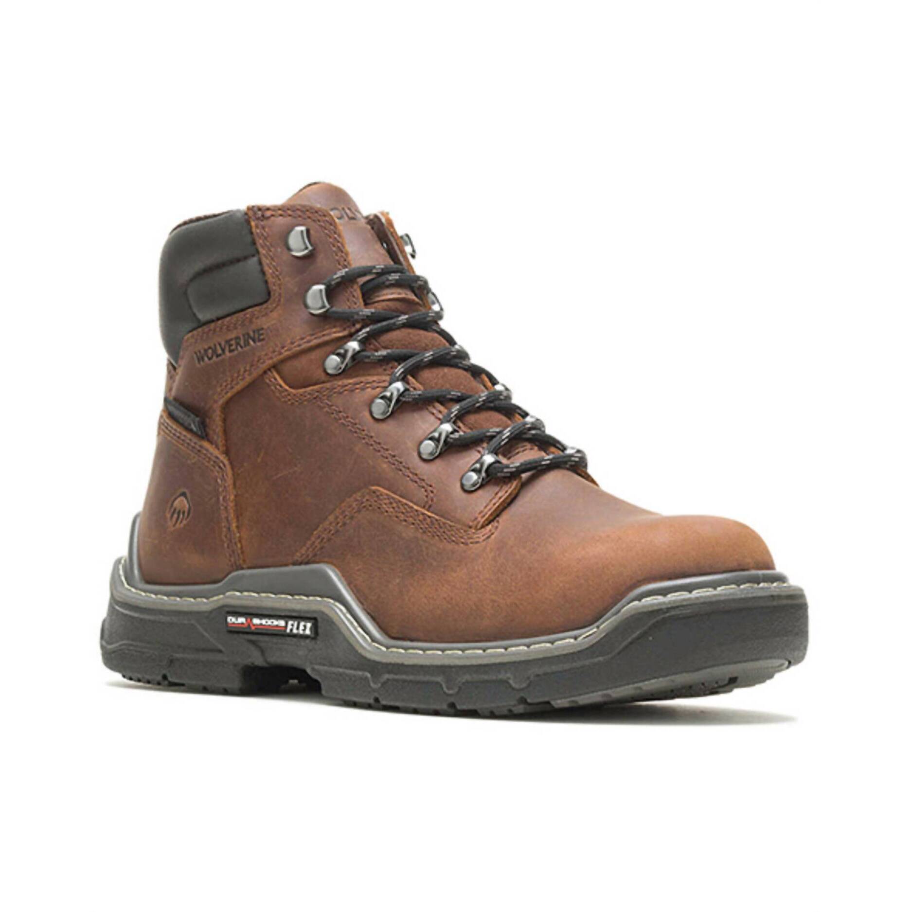 New Wolverine Men's Raider Durashocks 6" Boot In Chocolate Chip